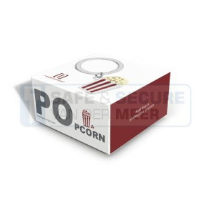 Metalmorphose sleutelhanger popcorn  
