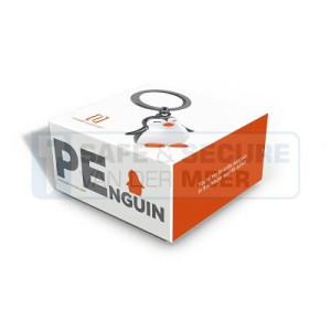 Metalmorphose sleutelhanger pinguin  
