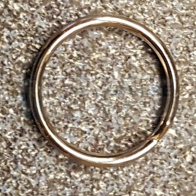  sleutelring diameter 20 mm.  