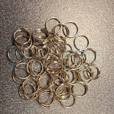  sleutelring diameter 20 mm. per 300 stuks 
