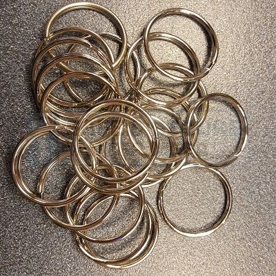  sleutelring diameter 40 mm. per 50 stuks 